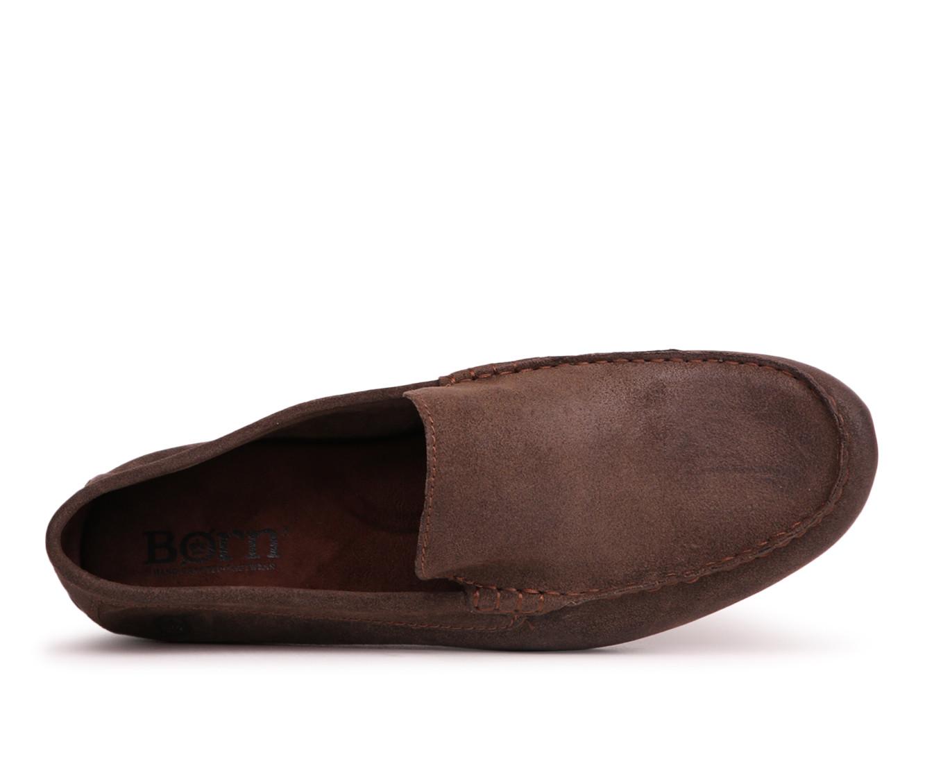 NIB Born Men's Allan Leather Casual Loafer In Rust