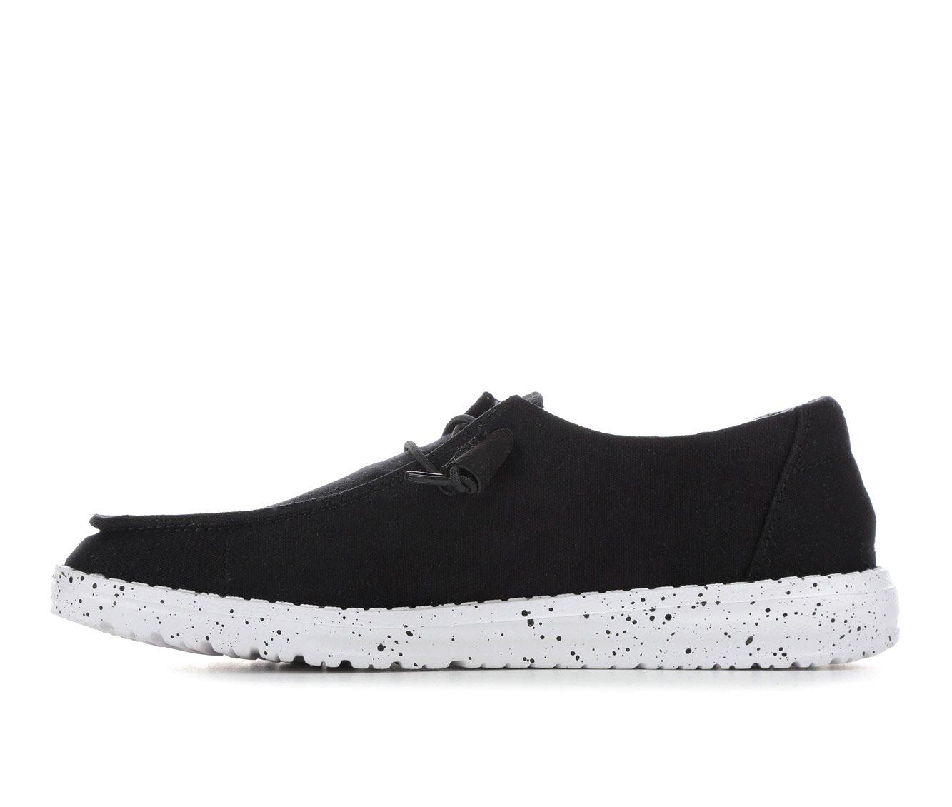 Women's HEYDUDE Wendy Black Odyssey Casual Shoes