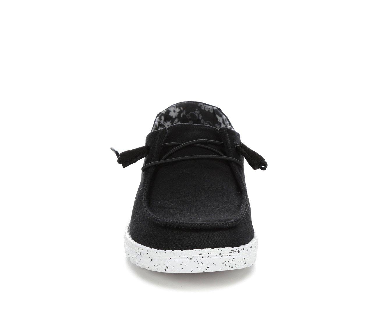 Women's HEYDUDE Wendy Black Odyssey Casual Shoes