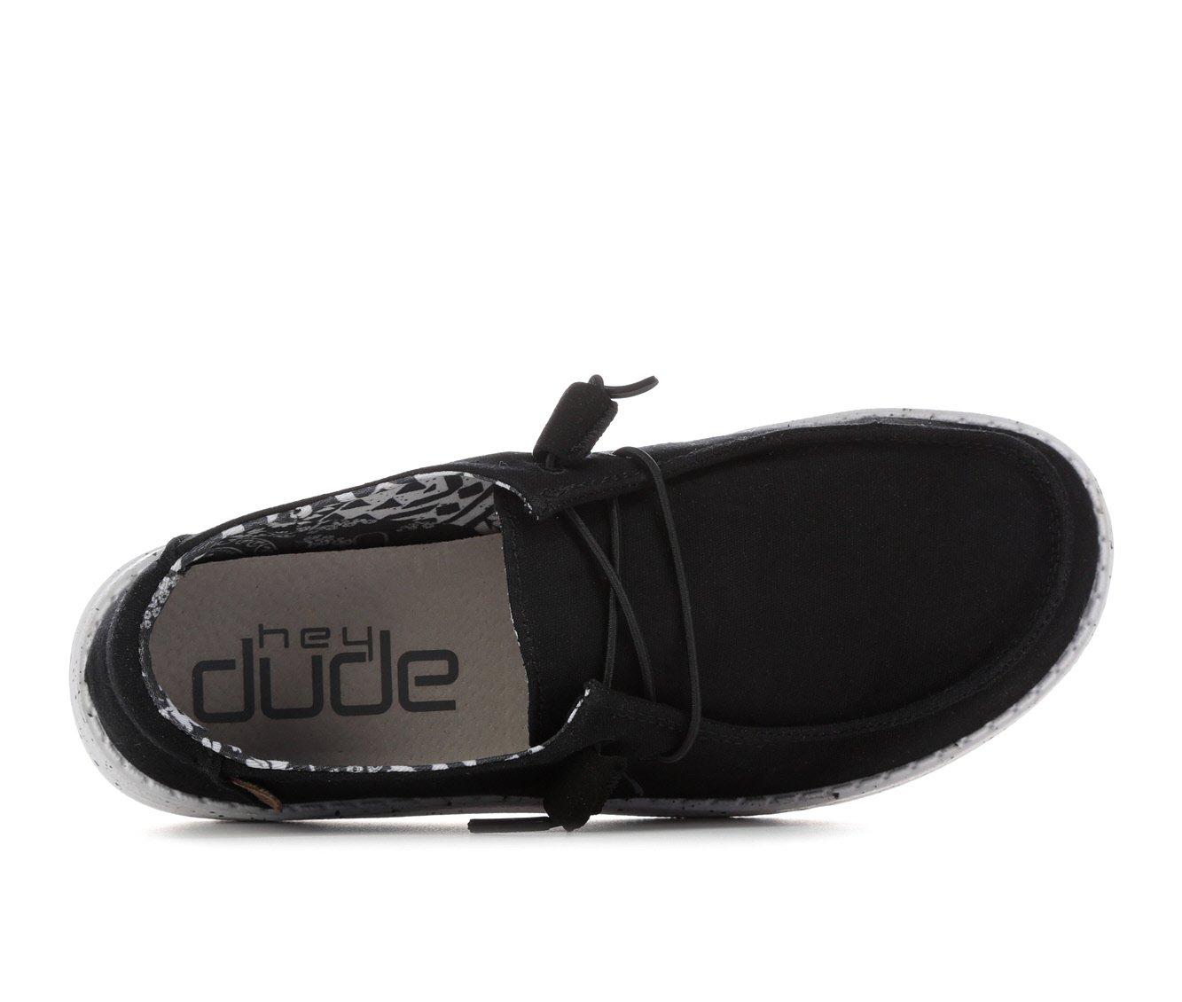 HEYDUDE Women’s Wendy Shoes in Black Odyssey