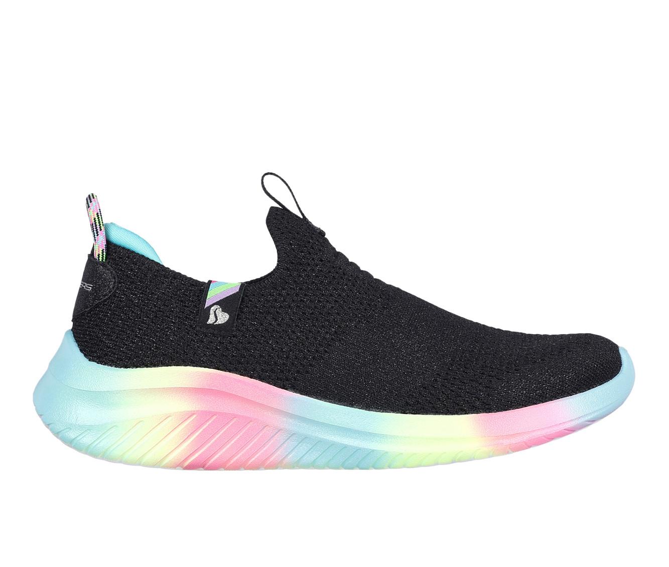 Girls' Skechers Little Kid & Big Kid UltraFlex 3.0 Color Joy Slip-In Running Shoes