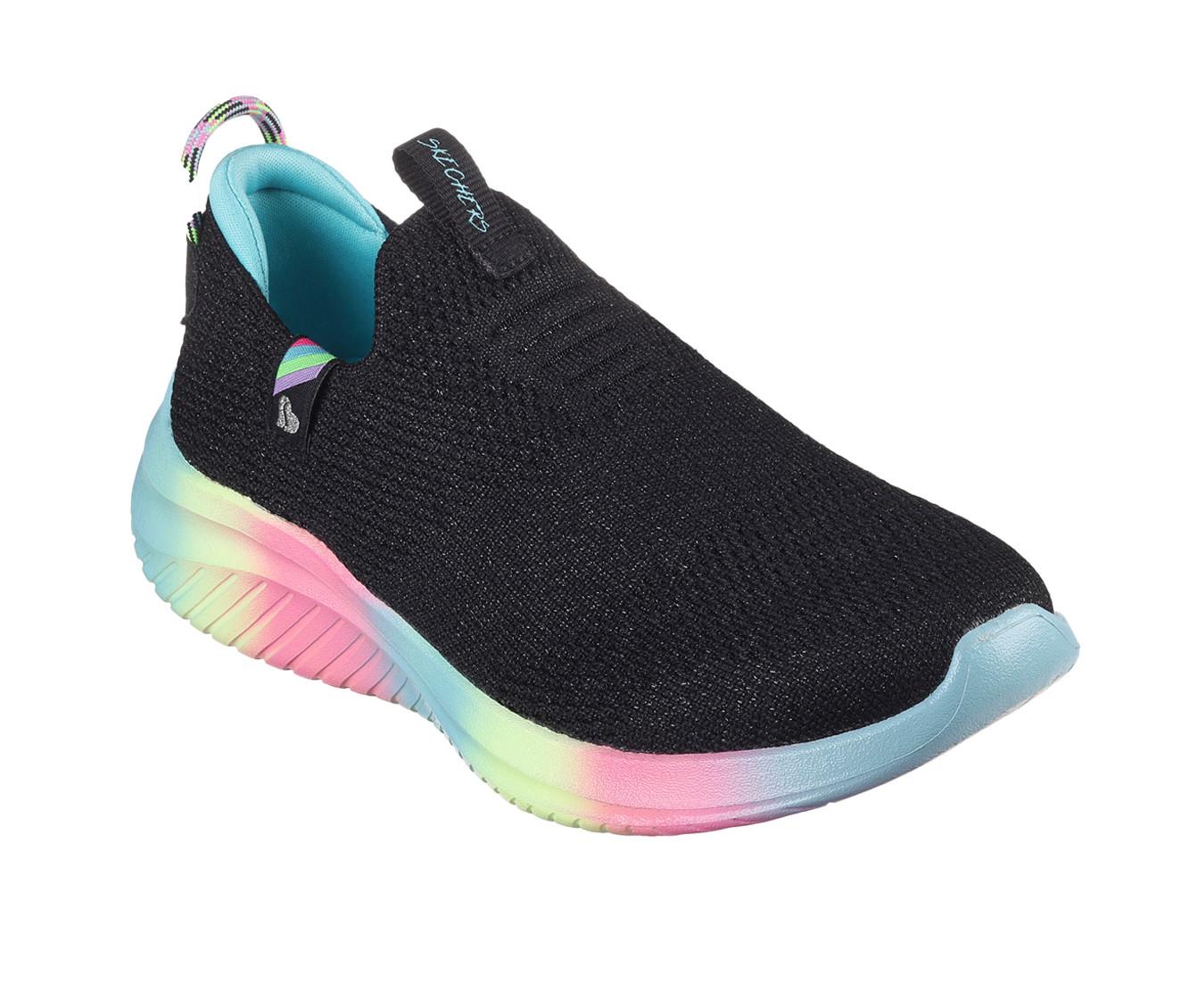 Girls' Skechers Little Kid & Big Kid UltraFlex 3.0 Color Joy Slip-In Running Shoes