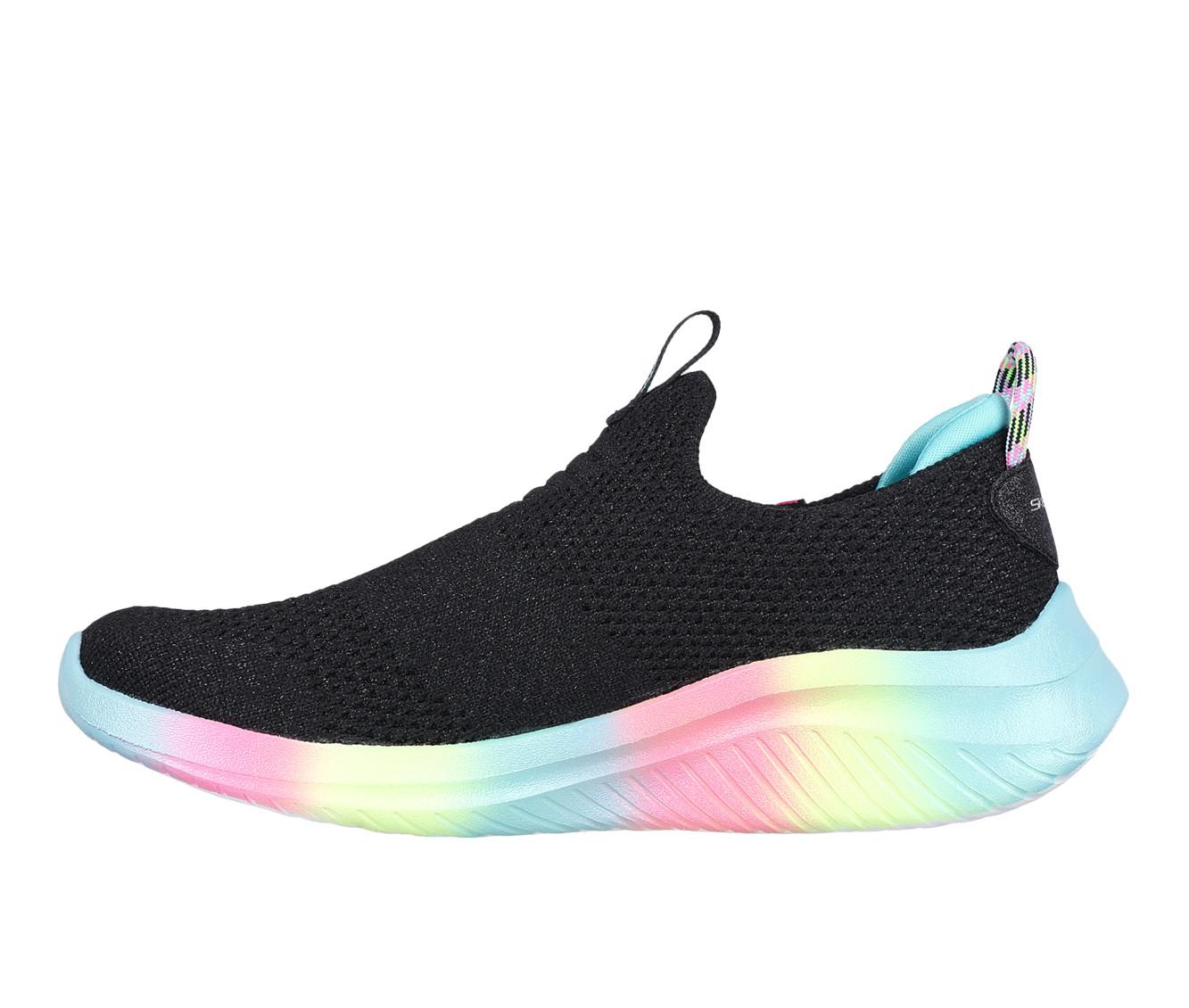 Girls' Skechers Little Kid & Big Kid UltraFlex 3.0 Color Joy Slip-In Running Shoes