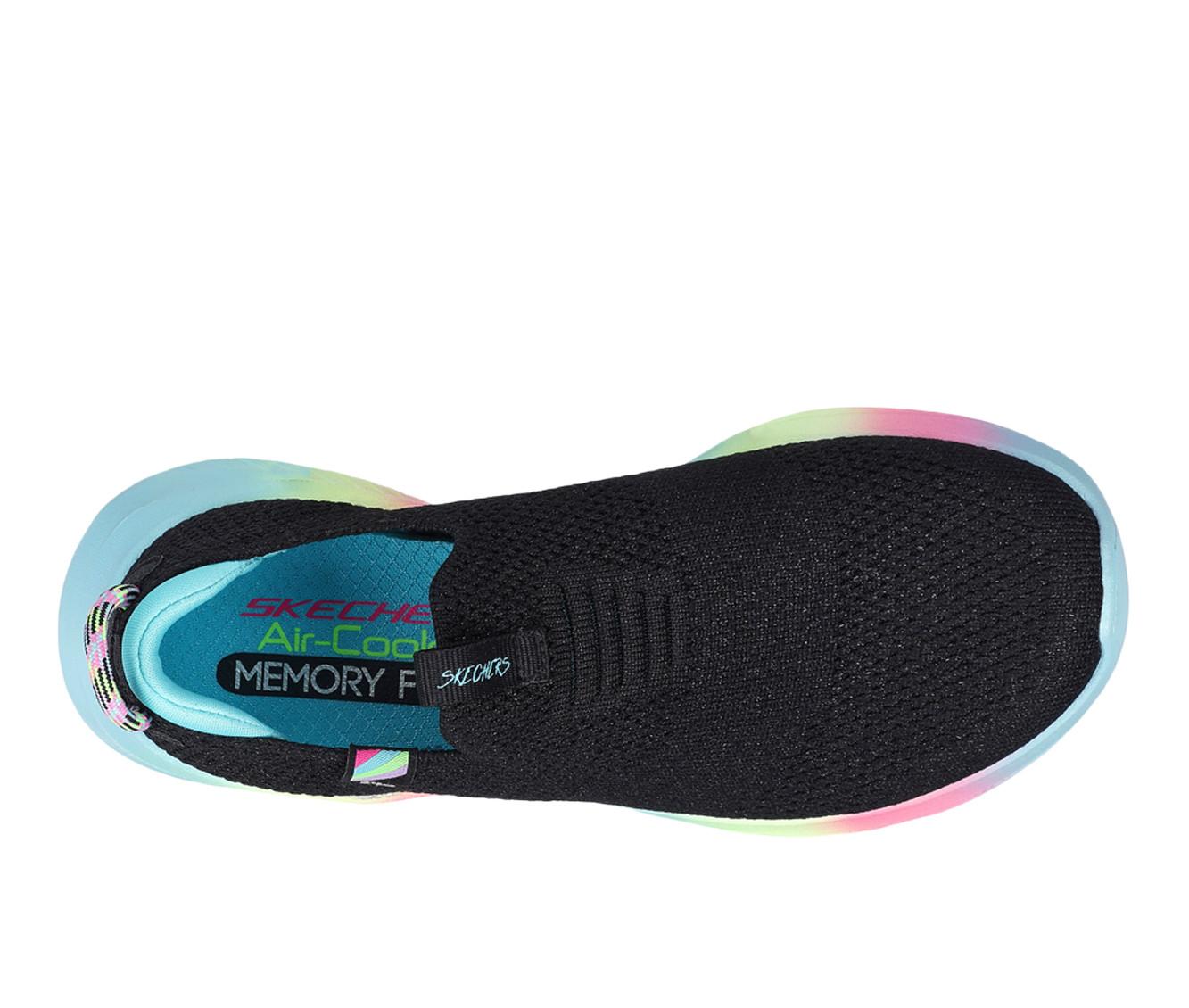 Girls' Skechers Little Kid & Big Kid UltraFlex 3.0 Color Joy Slip-In Running Shoes