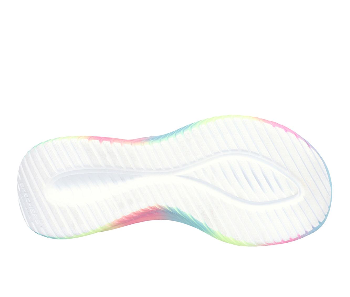 Girls' Skechers Little Kid & Big Kid UltraFlex 3.0 Color Joy Slip-In Running Shoes