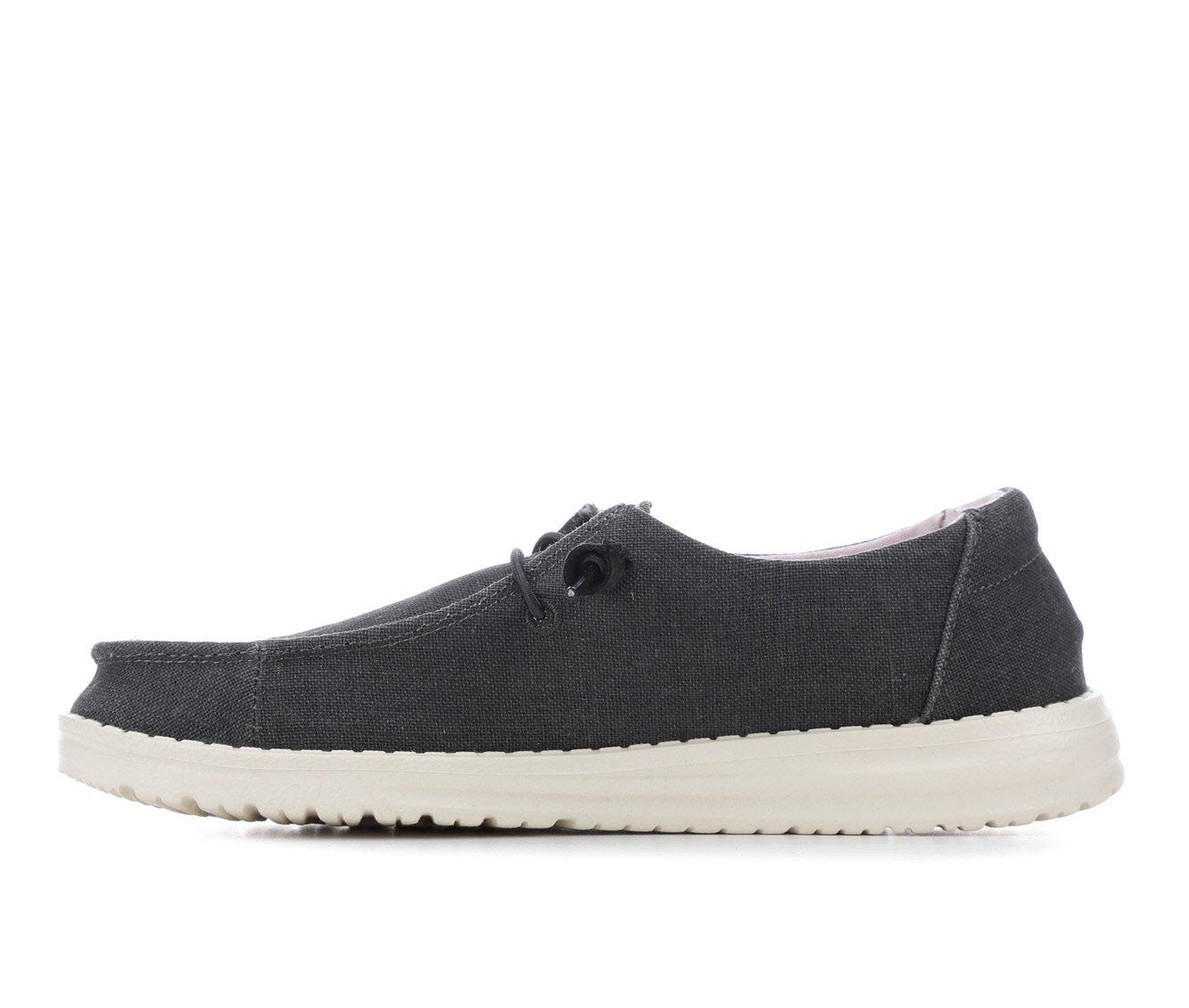 Hey Dude Women's Wendy Chambray Moc Toe Slip-On