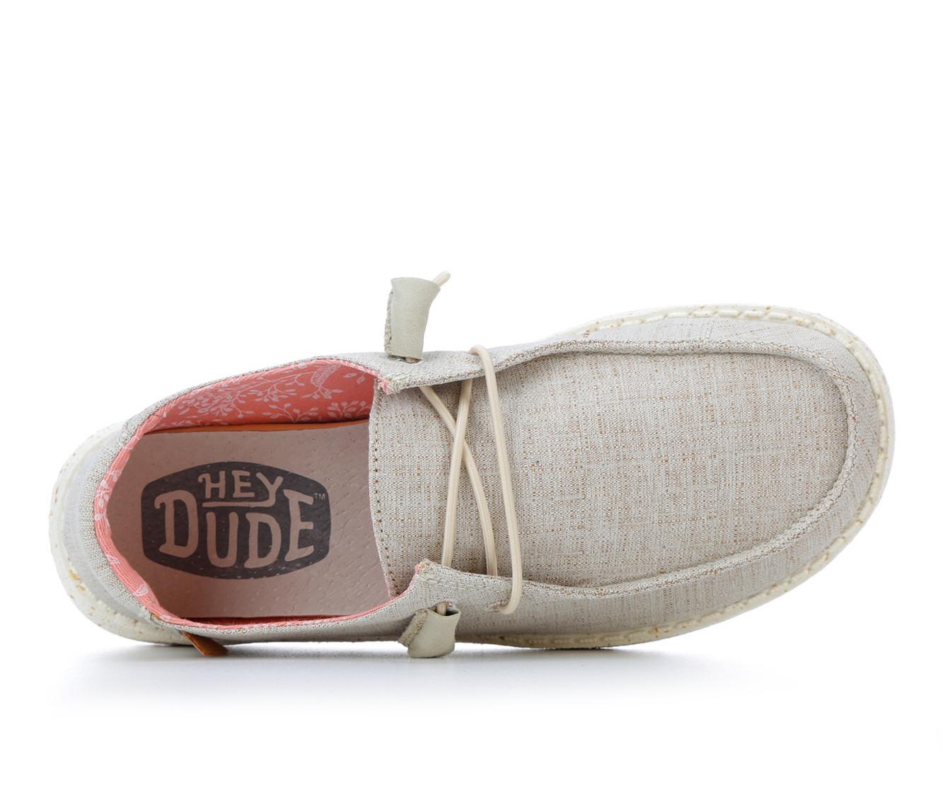 Women's HEYDUDE Wendy Chambray Slip-On Shoes