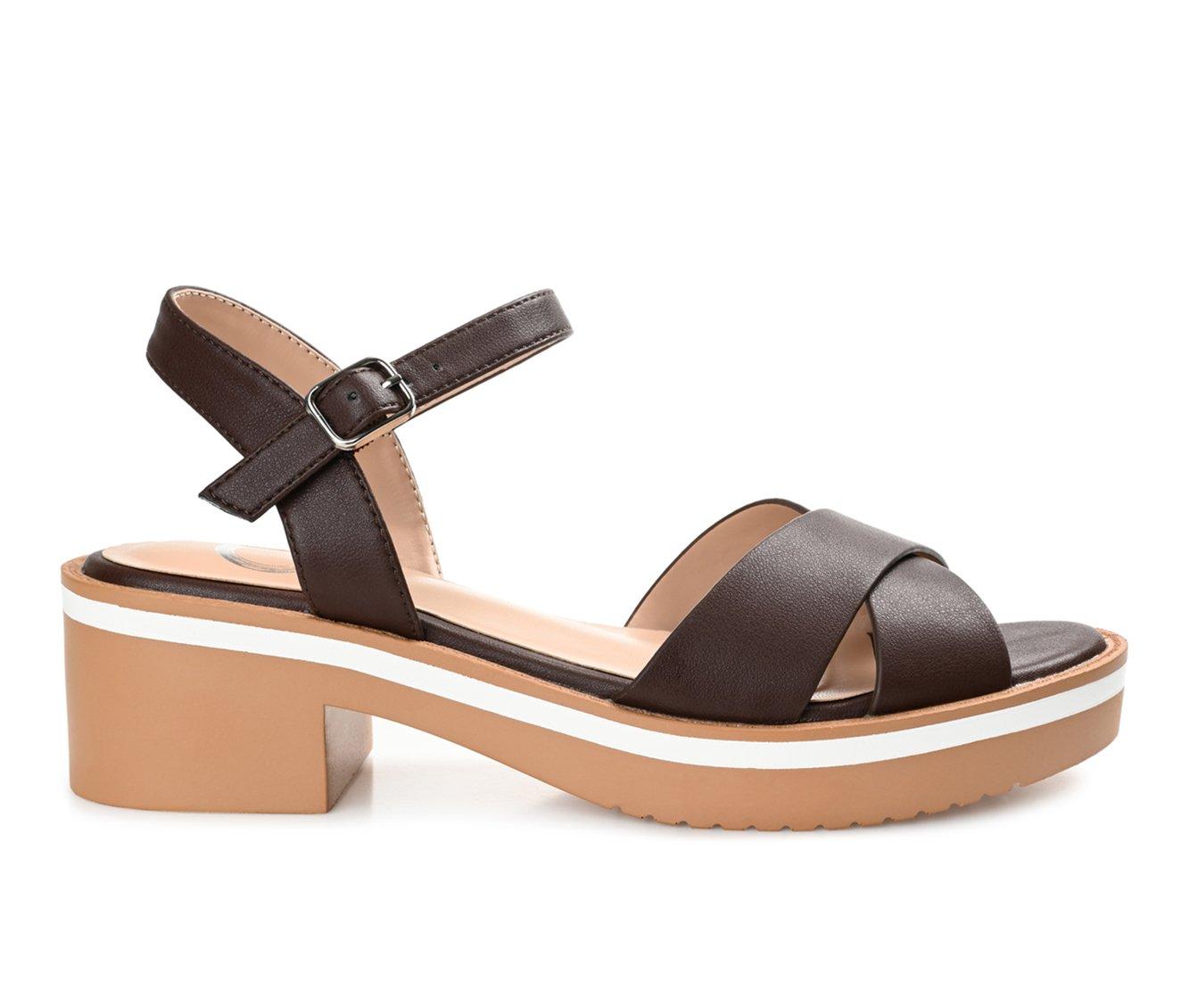 Women's Journee Collection Hilaree Block Heeled Sandals