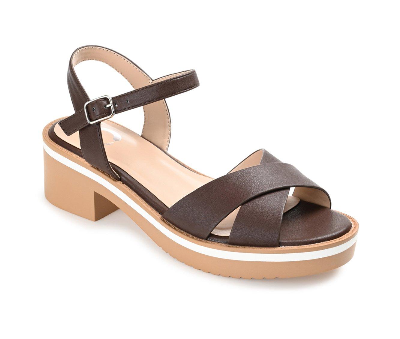 Women's Journee Collection Hilaree Block Heeled Sandals