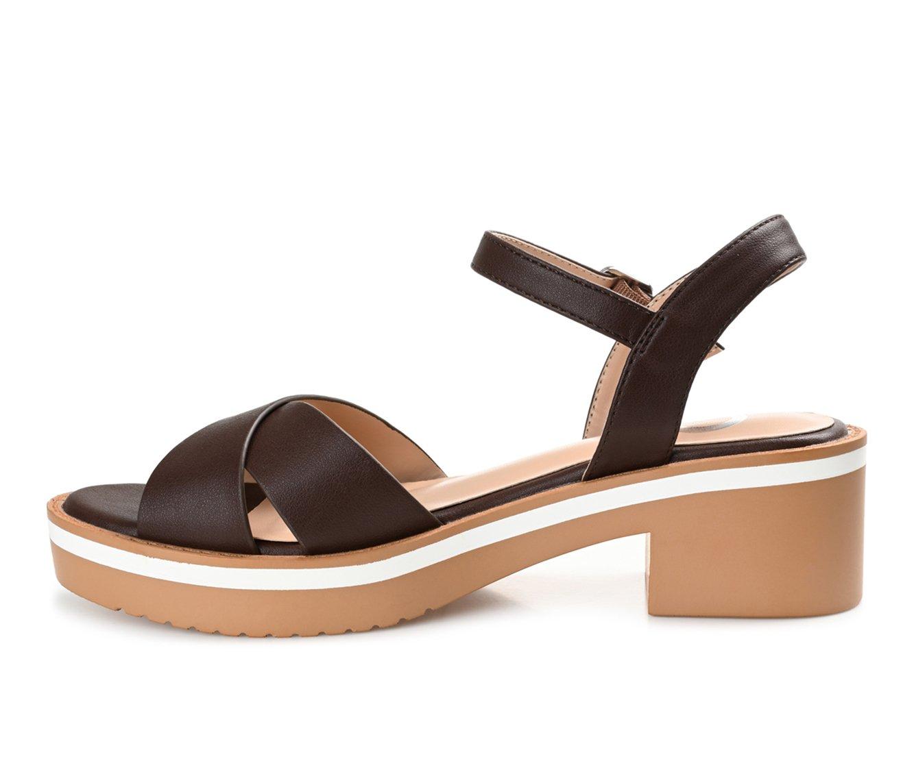 Women's Journee Collection Hilaree Block Heeled Sandals