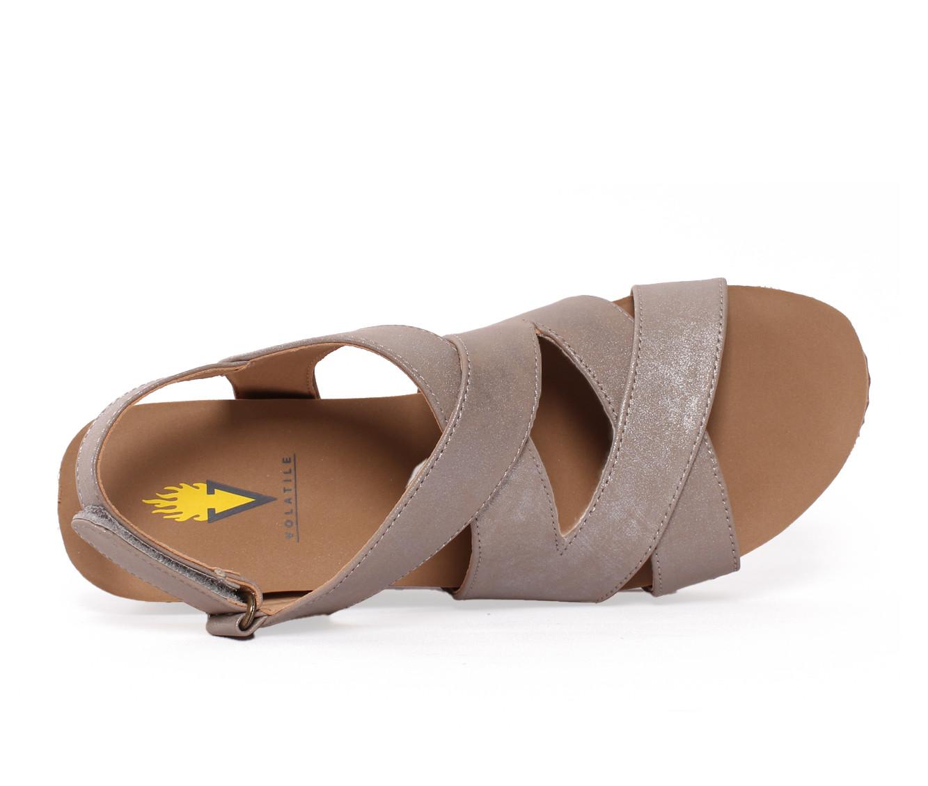 Women's Volatile Tory Platform Wedge Sandals Shoe Carnival