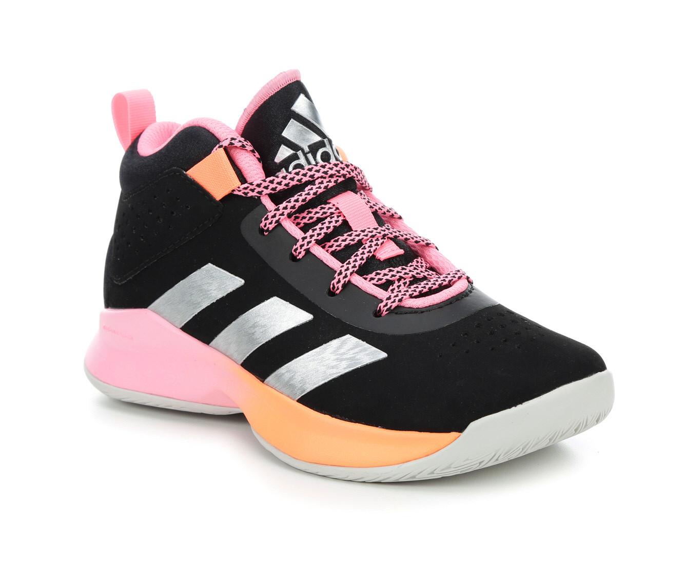 Girls' Adidas Little Kid & Big Kid Cross 'Em Up Wide Width Basketball