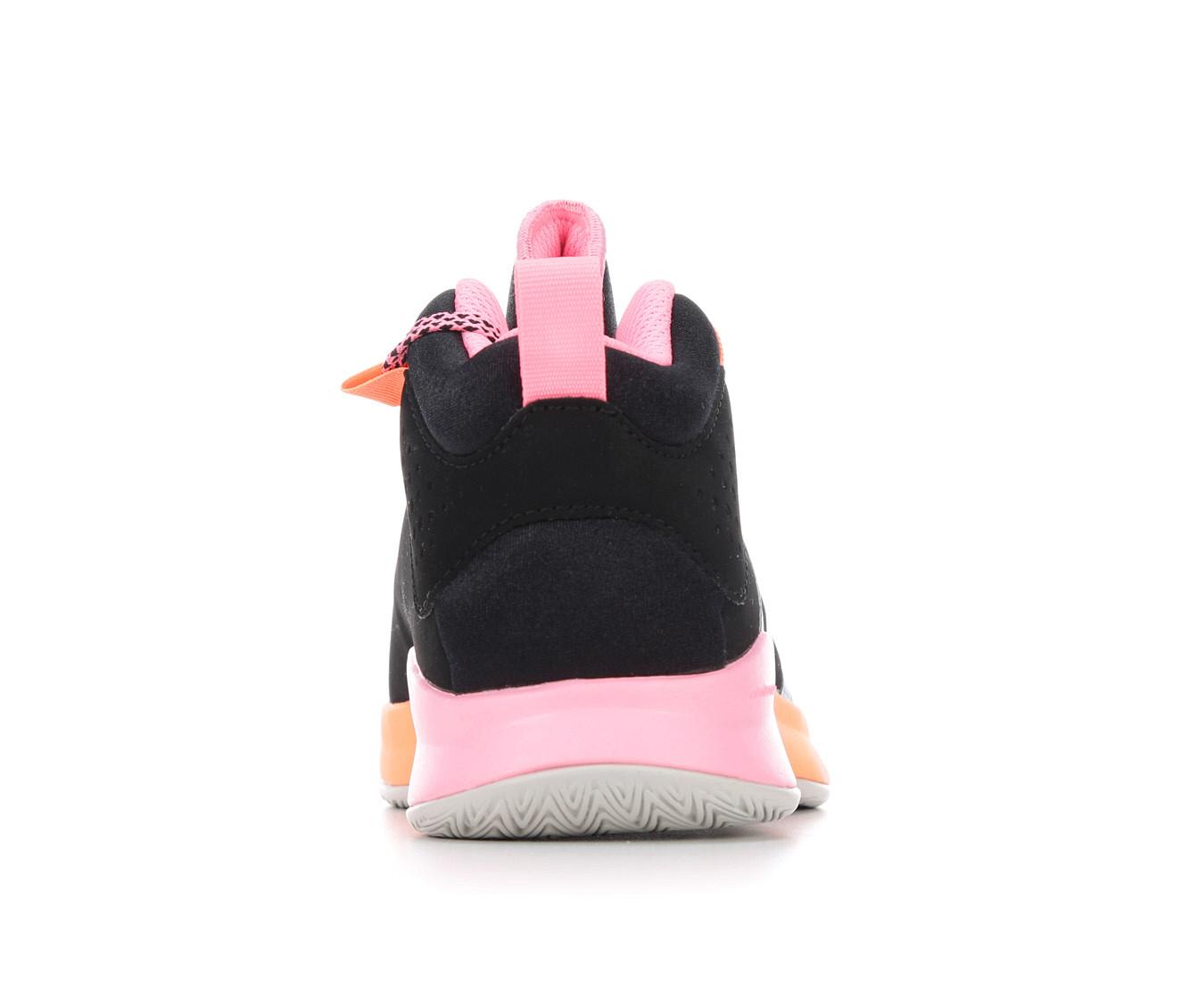 Girls' Adidas Little Kid & Big Kid Cross 'Em Up Wide Width Basketball Shoes
