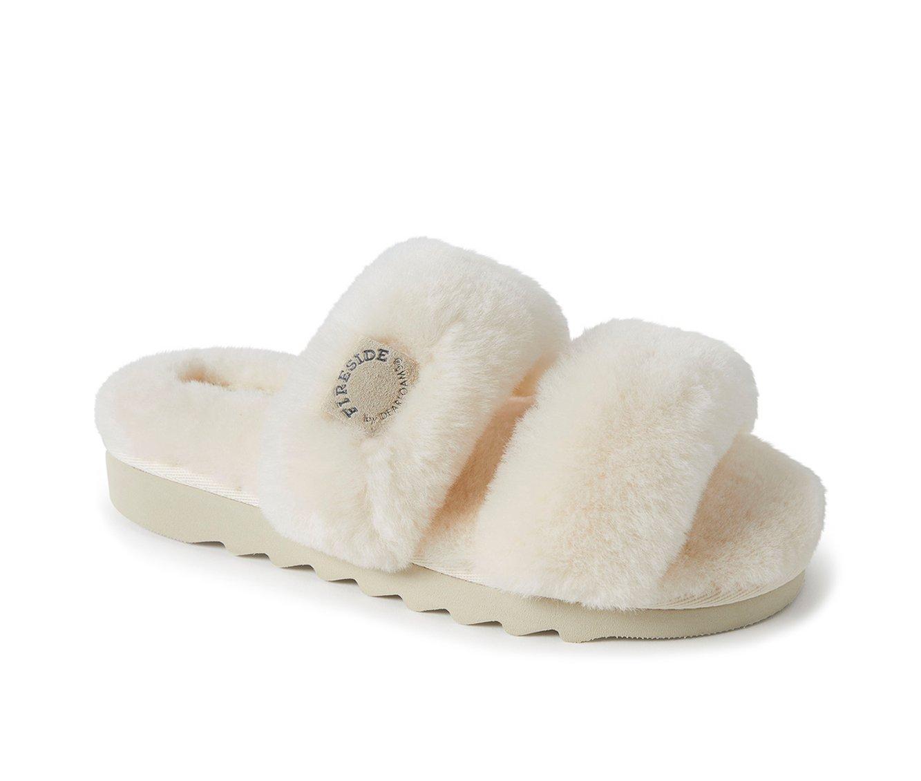 Women's Fireside by Dearfoams Benalla Genuine Shearling Slide