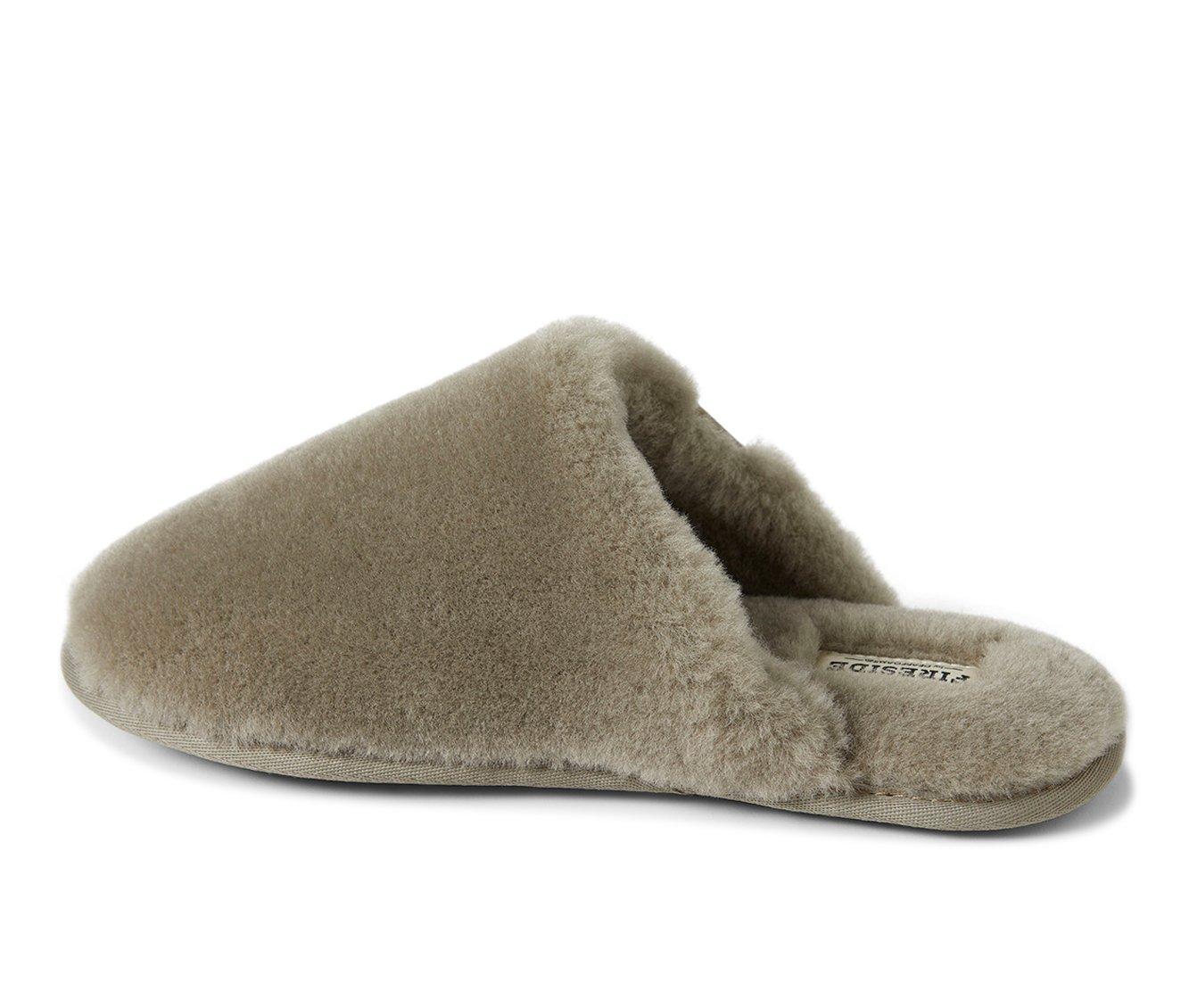 Fireside by Dearfoams Men's Broome Genuine Sherling Scuff Slippers