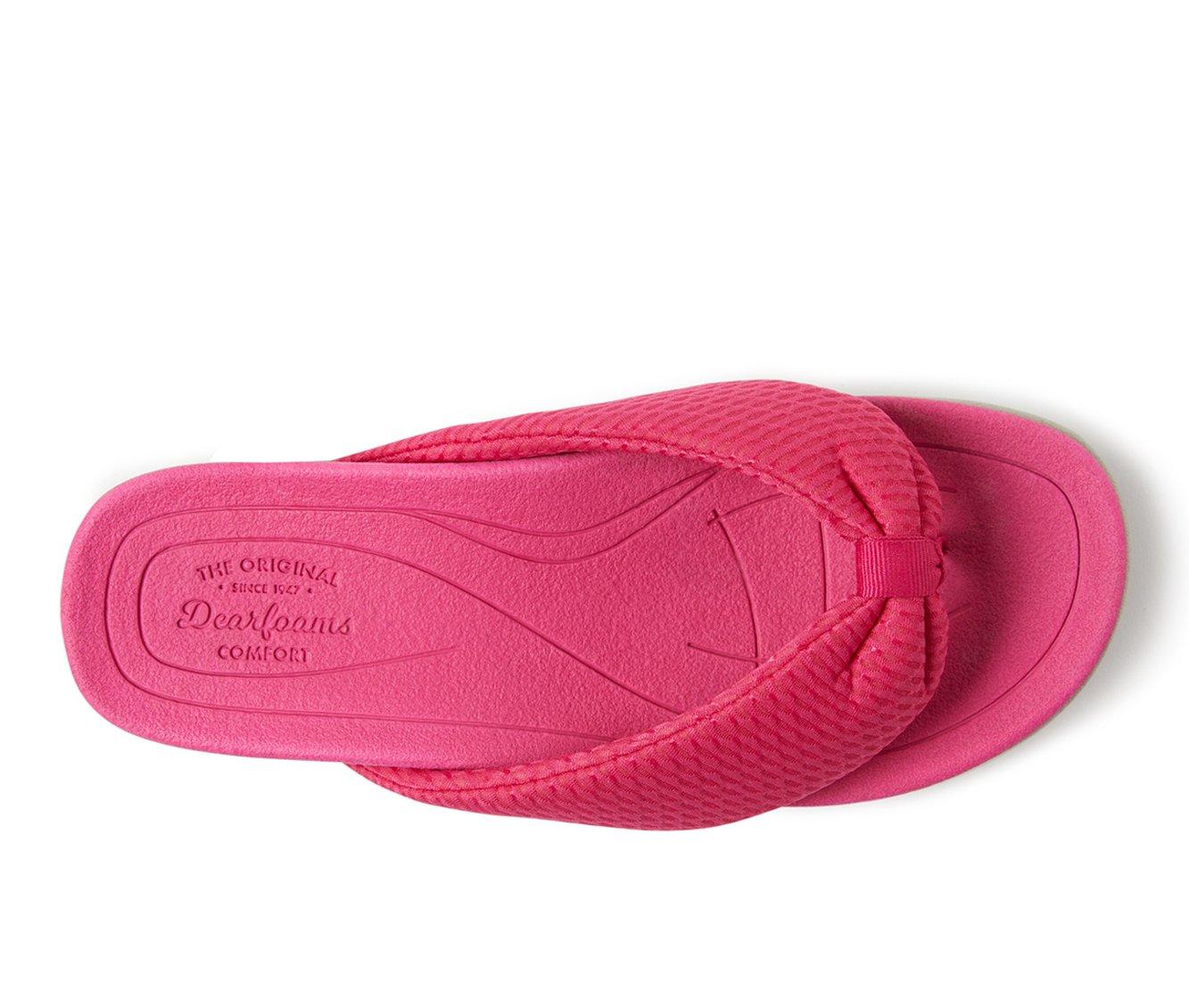 Women's Dearfoams OriginalComfort Low Foam Slide Thong Slipper