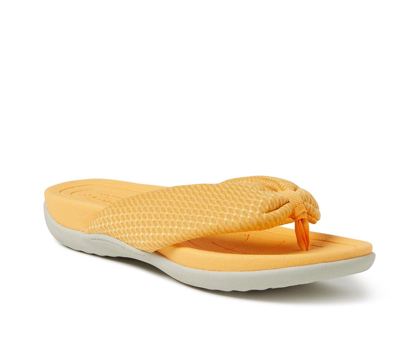 Women's Dearfoams OriginalComfort Low Foam Slide Thong Slipper