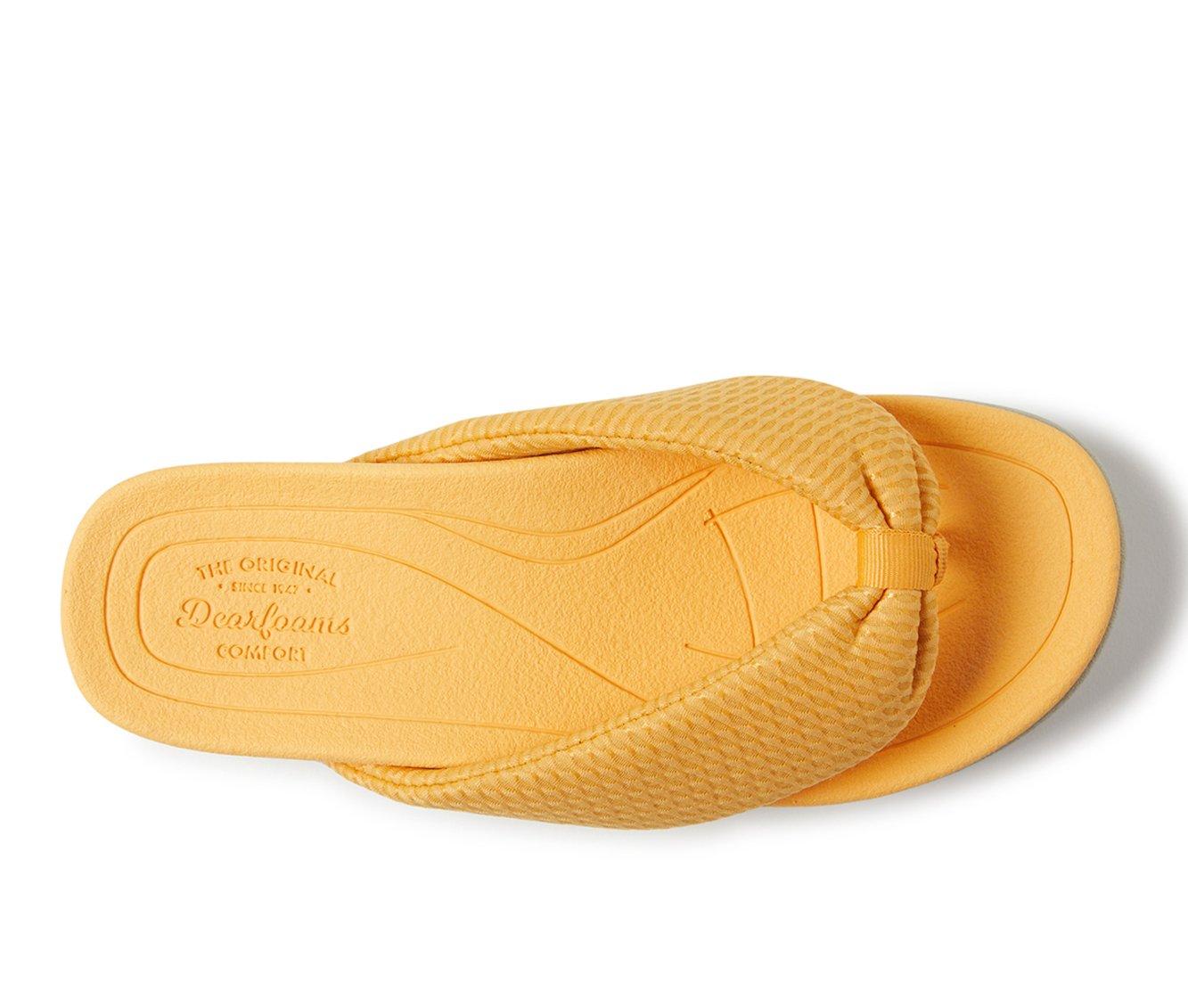 Women's Dearfoams OriginalComfort Low Foam Slide Thong Slipper
