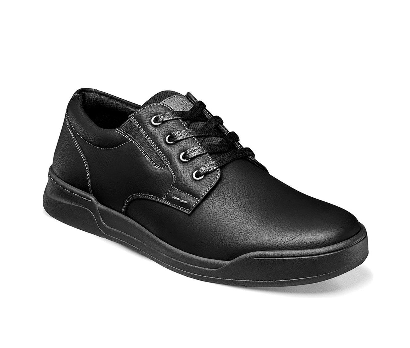 Men's Nunn Bush Tour Work Plain Toe Slip-Resistant Oxfords