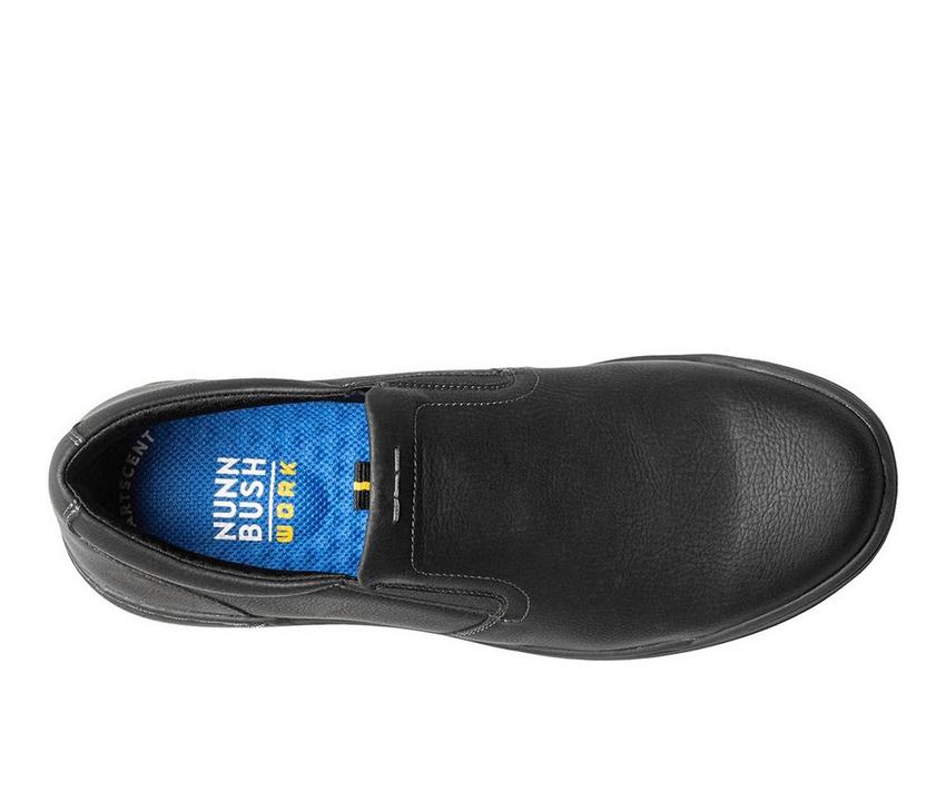 Adults' Nunn Bush Tour Work Plain Toe Slip Resistant Safety Shoes
