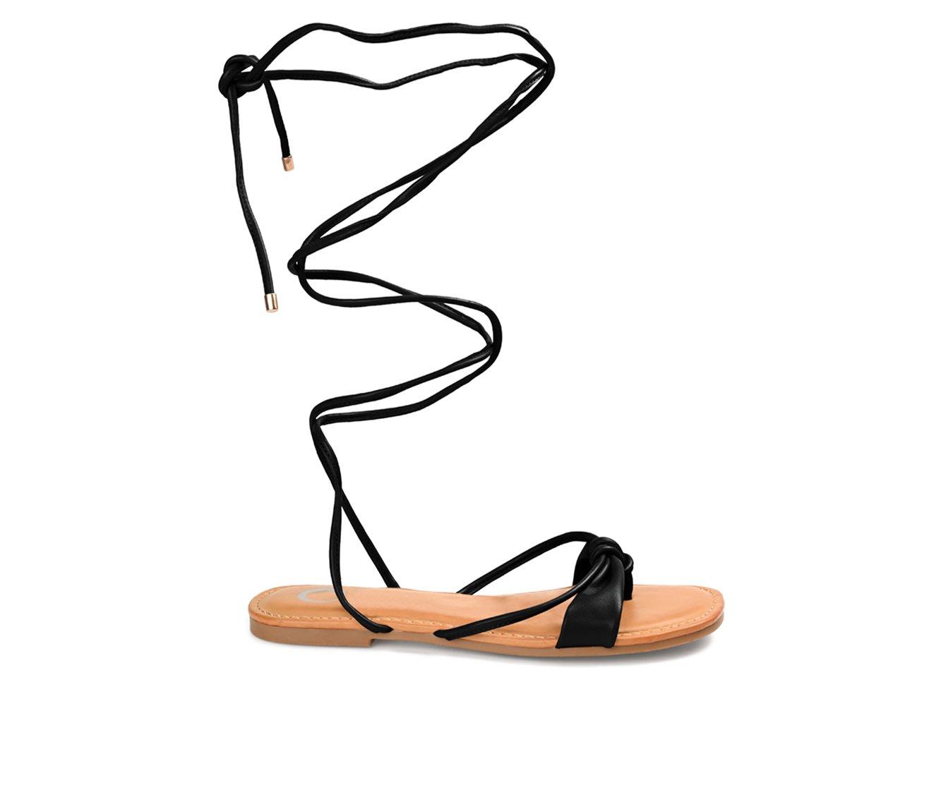 Women's Journee Collection Jiyrie Tie Up Sandals