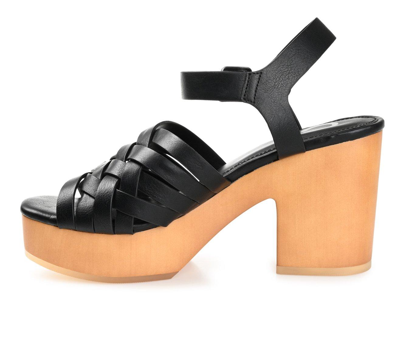 Women's Journee Collection Addisyn Platform Block Heel Sandals