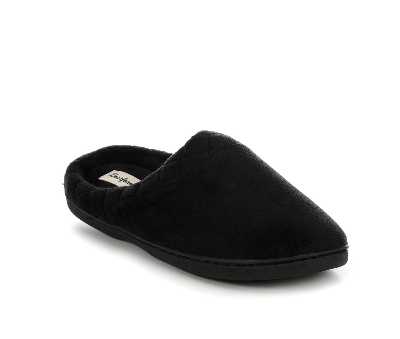 Dearfoams Darcy Velour Clog with Cuff Slippers