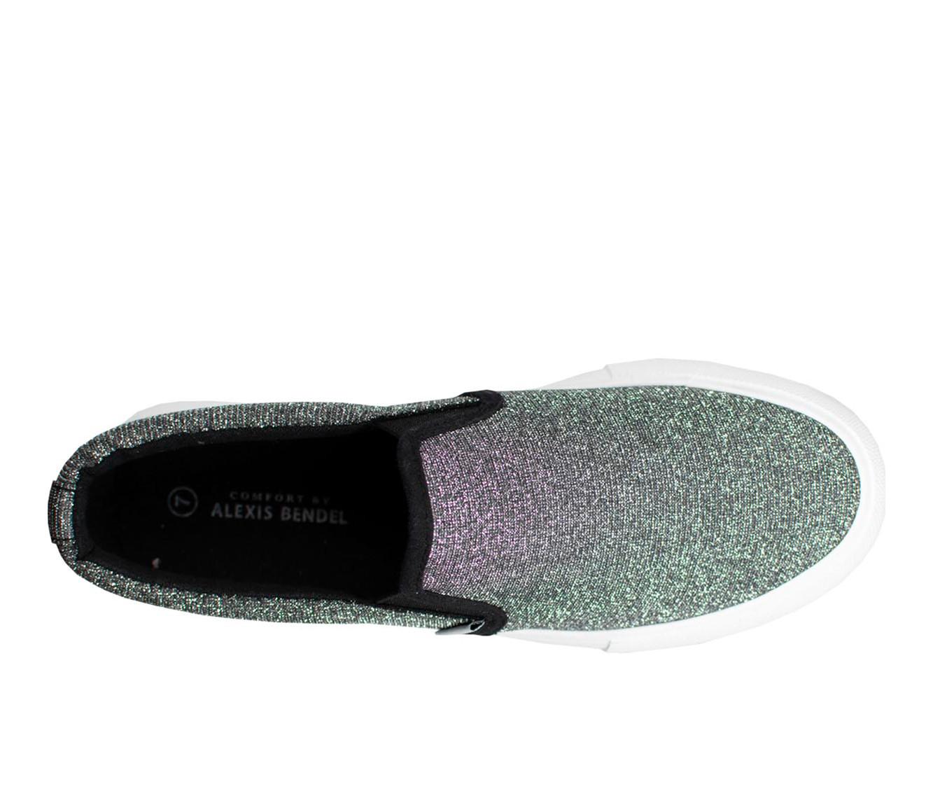 Women's Alexis Bendel Poppy Shimmer Slip On Shoes