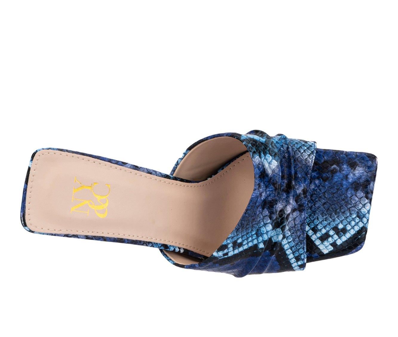 Women's New York and Company Breena Peep Toe Stilettos