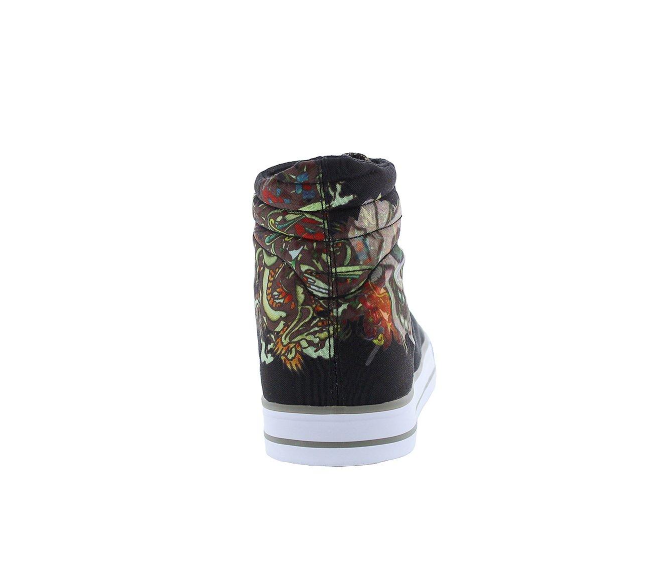 Men's Ed Hardy Still Life High-Top Casual Sneakers