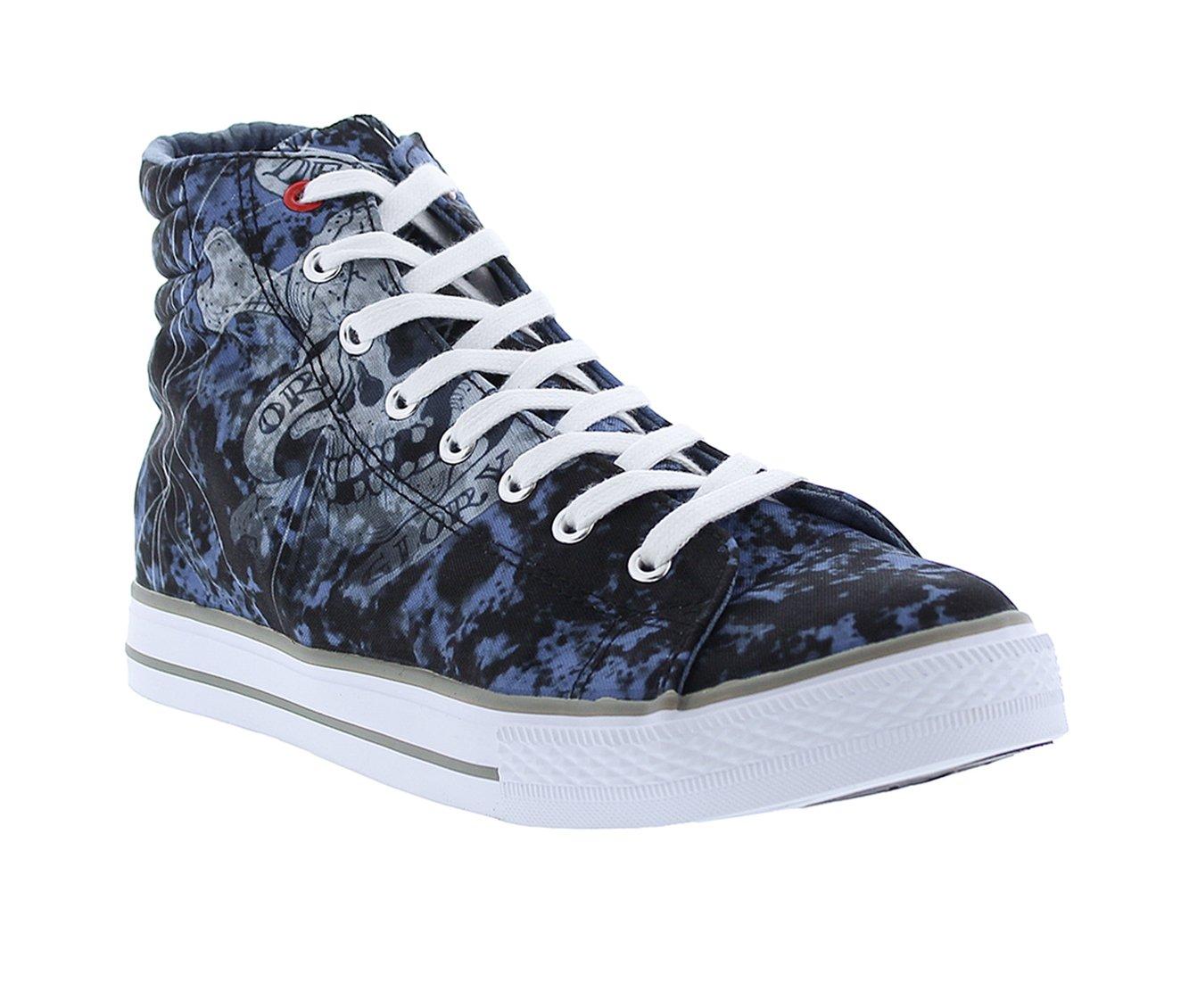 Men's Ed Hardy Justice High-Top Casual Sneakers