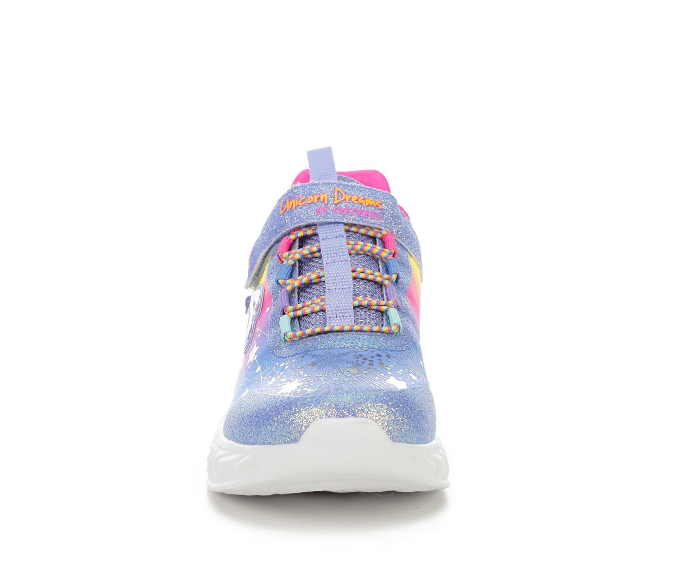 Girls' Skechers Little Kid & Big Kid Unicorn Dreams 2.0 Light-Up Sneakers