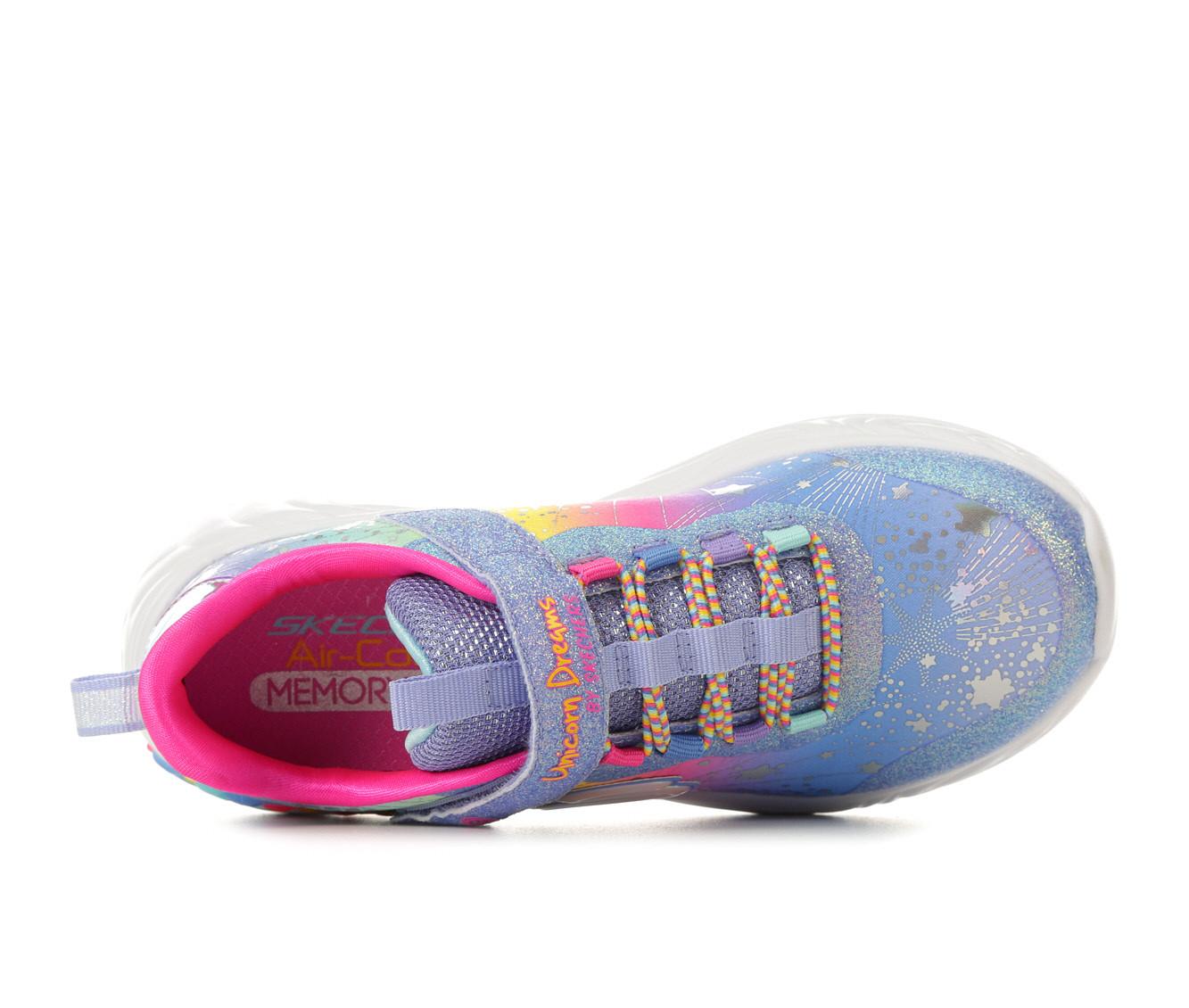 Girls' Skechers Little Kid & Big Kid Unicorn Dreams 2.0 Light-Up Sneakers