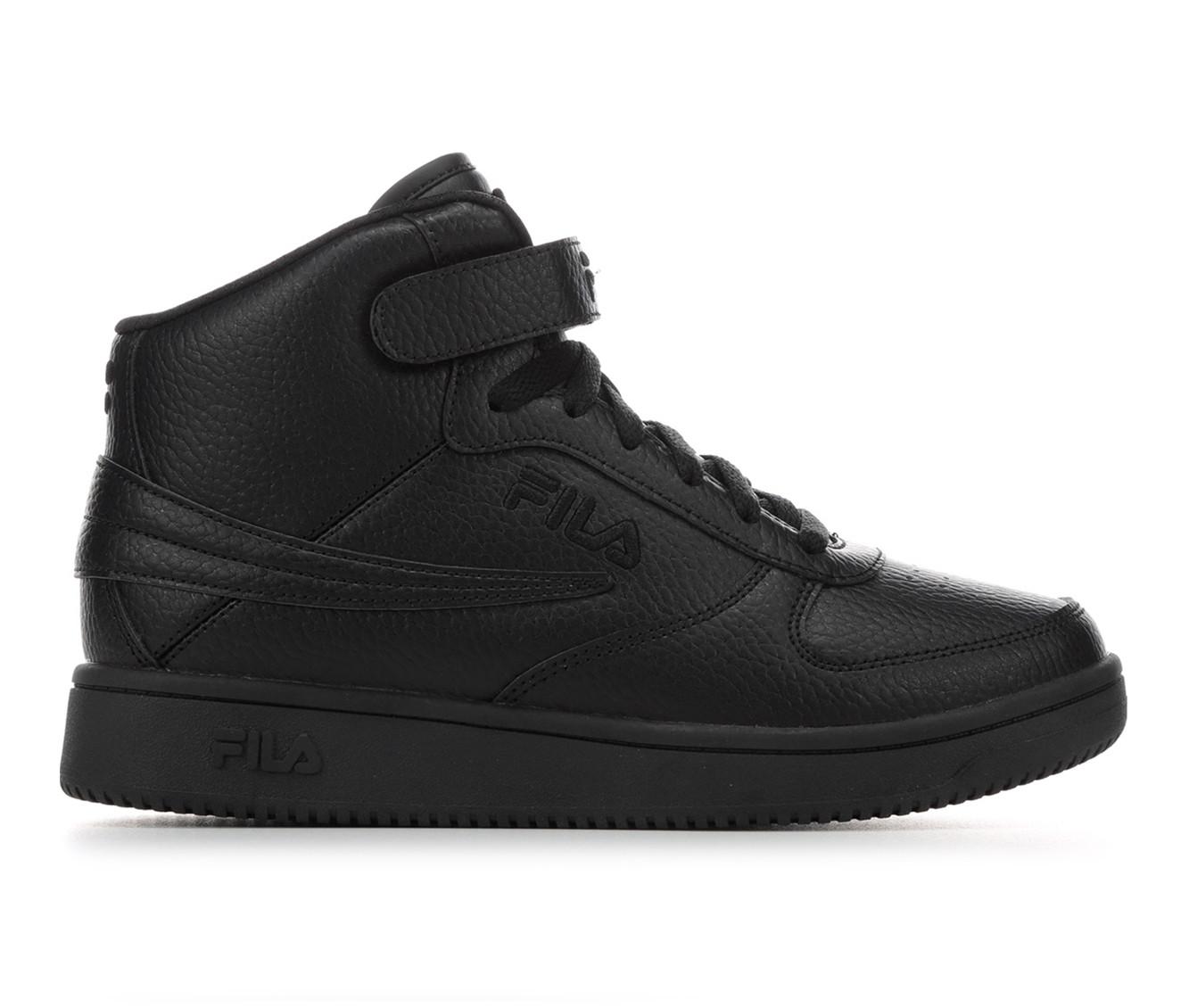 All black high store top filas