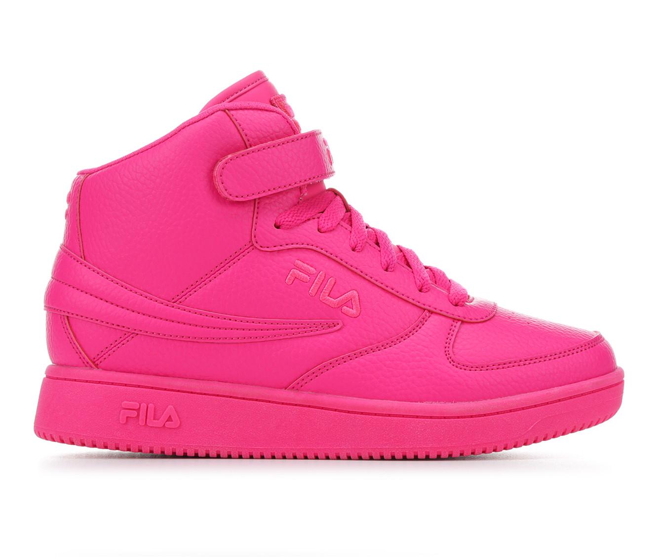 Fila pink store high tops