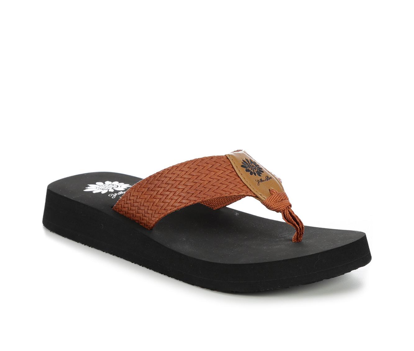 Women's Yellow Box Addyson Flip-Flops