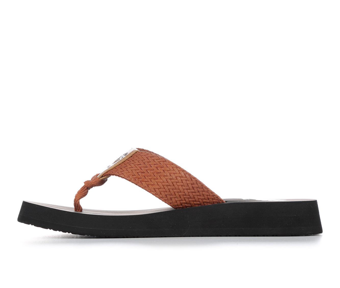 Women's Yellow Box Addyson Flip-Flops