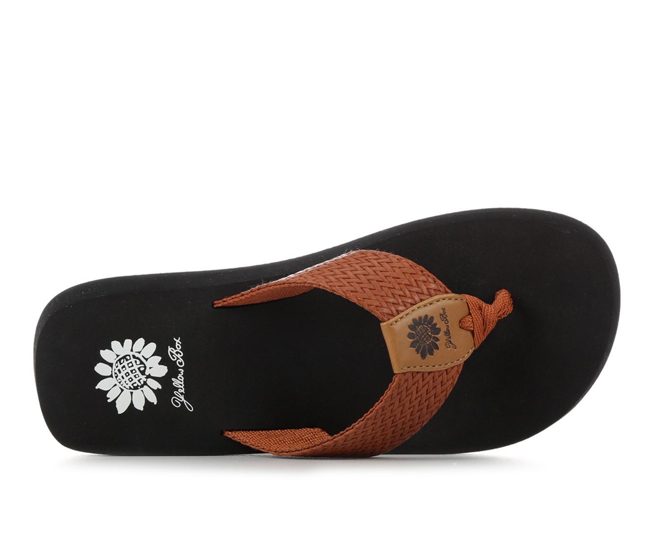 Women's Yellow Box Addyson Flip-Flops