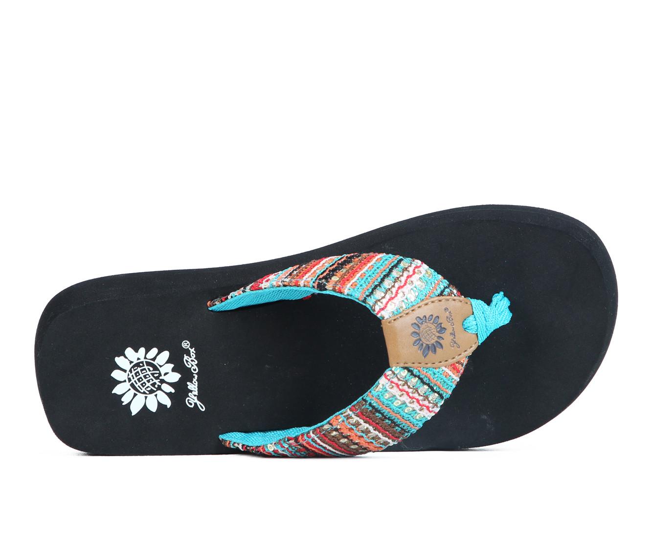 Women's Yellow Box Oria Flip-Flops