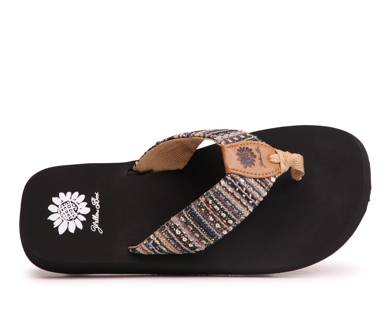 Women's Yellow Box Oria Flip-Flops