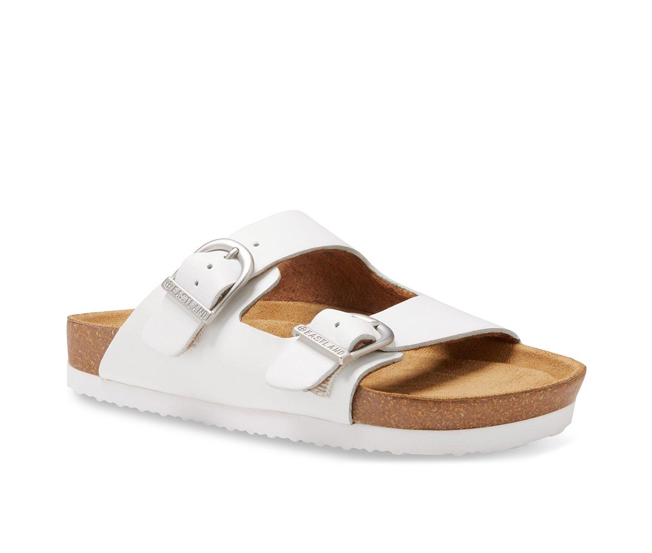 Women's Eastland Cambridge Double Strap & Buckle Slide Footbed Sandals