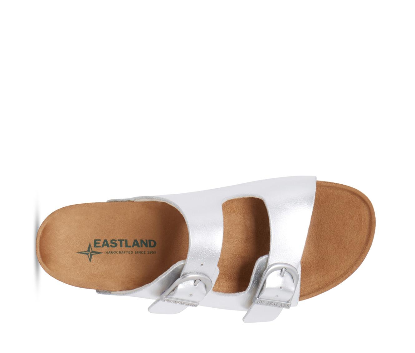 Women's Eastland Cambridge Double Strap & Buckle Slide Footbed Sandals