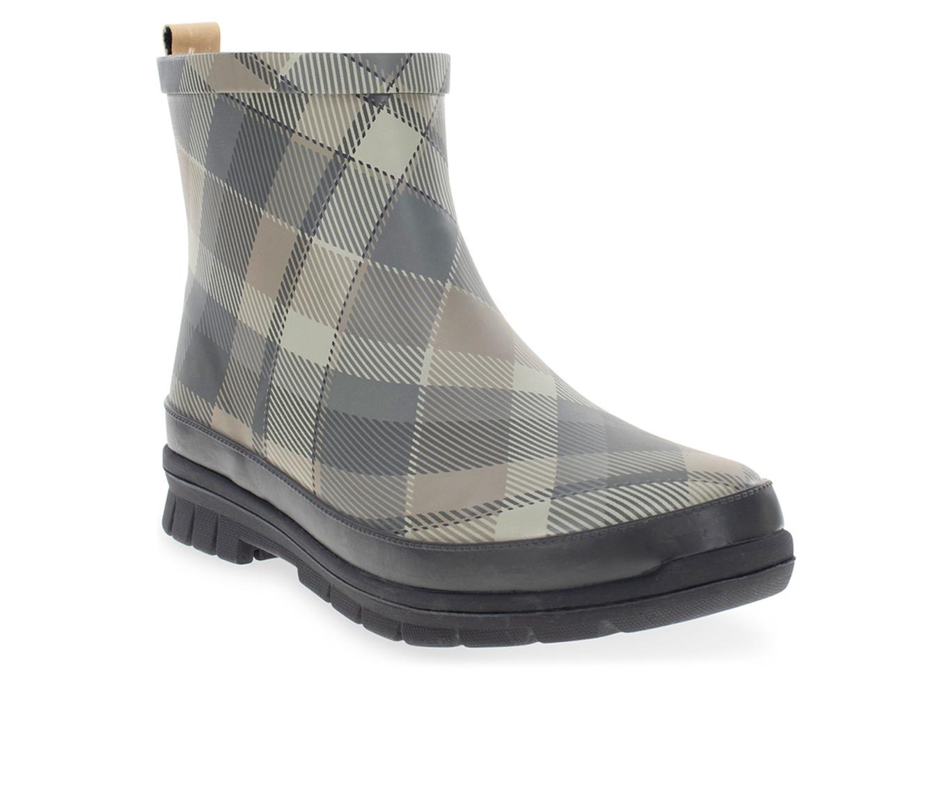 Women's Western Chief Terra Plaid Shorty Rain Boots