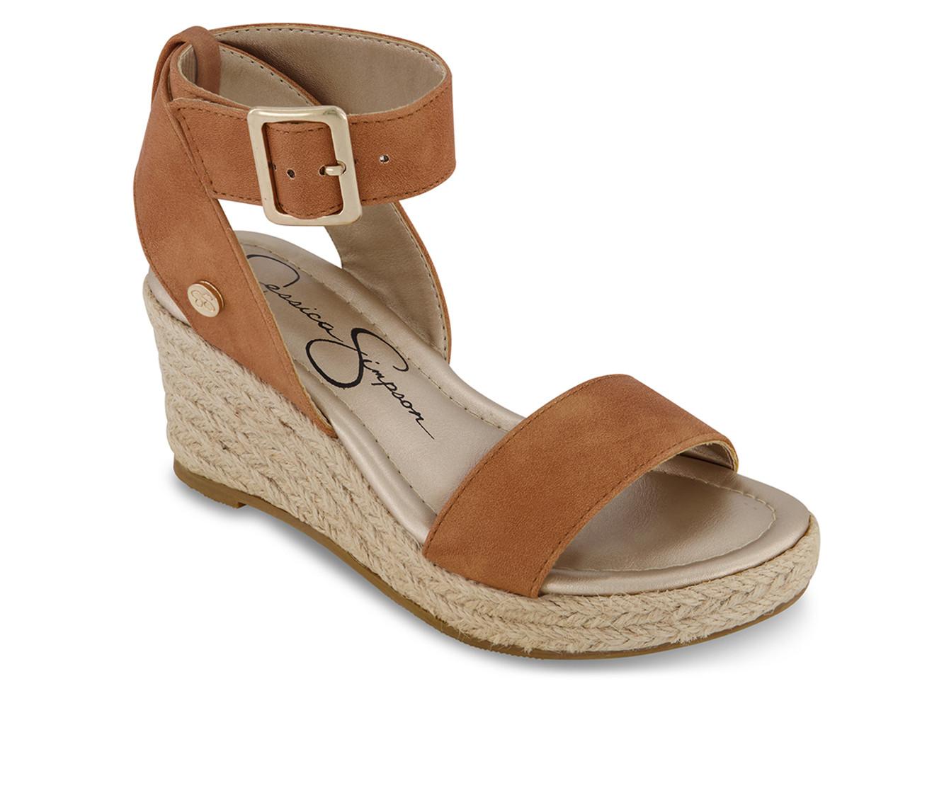 Jessica simpson tan online wedges