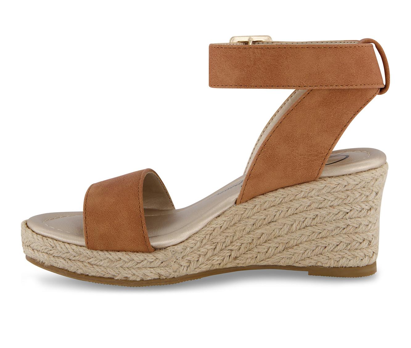 Girls' Jessica Simpson Little Kid & Big Kid Asha Cuff Espadrille Wedge Sandals