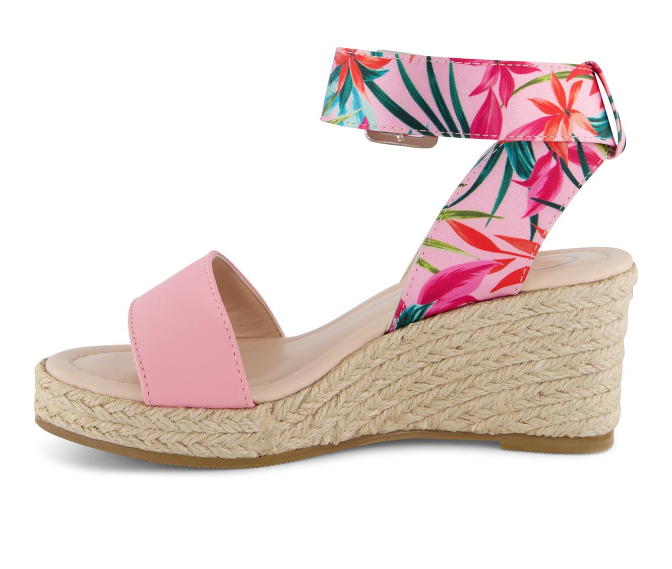 Girls' Jessica Simpson Little Kid & Big Kid Asha Cuff Espadrille Wedge Sandals