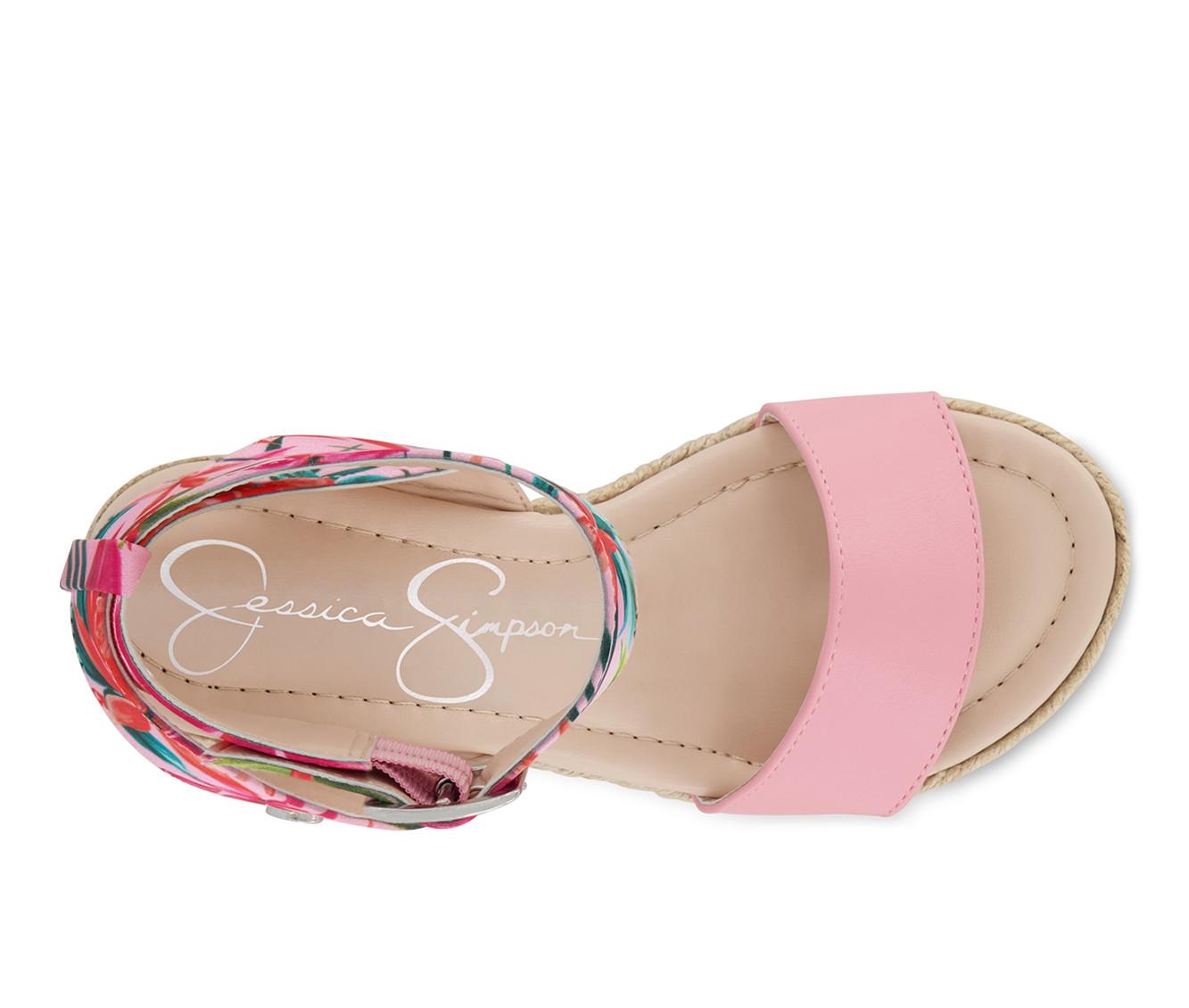 Girls' Jessica Simpson Little Kid & Big Kid Asha Cuff Espadrille Wedge Sandals