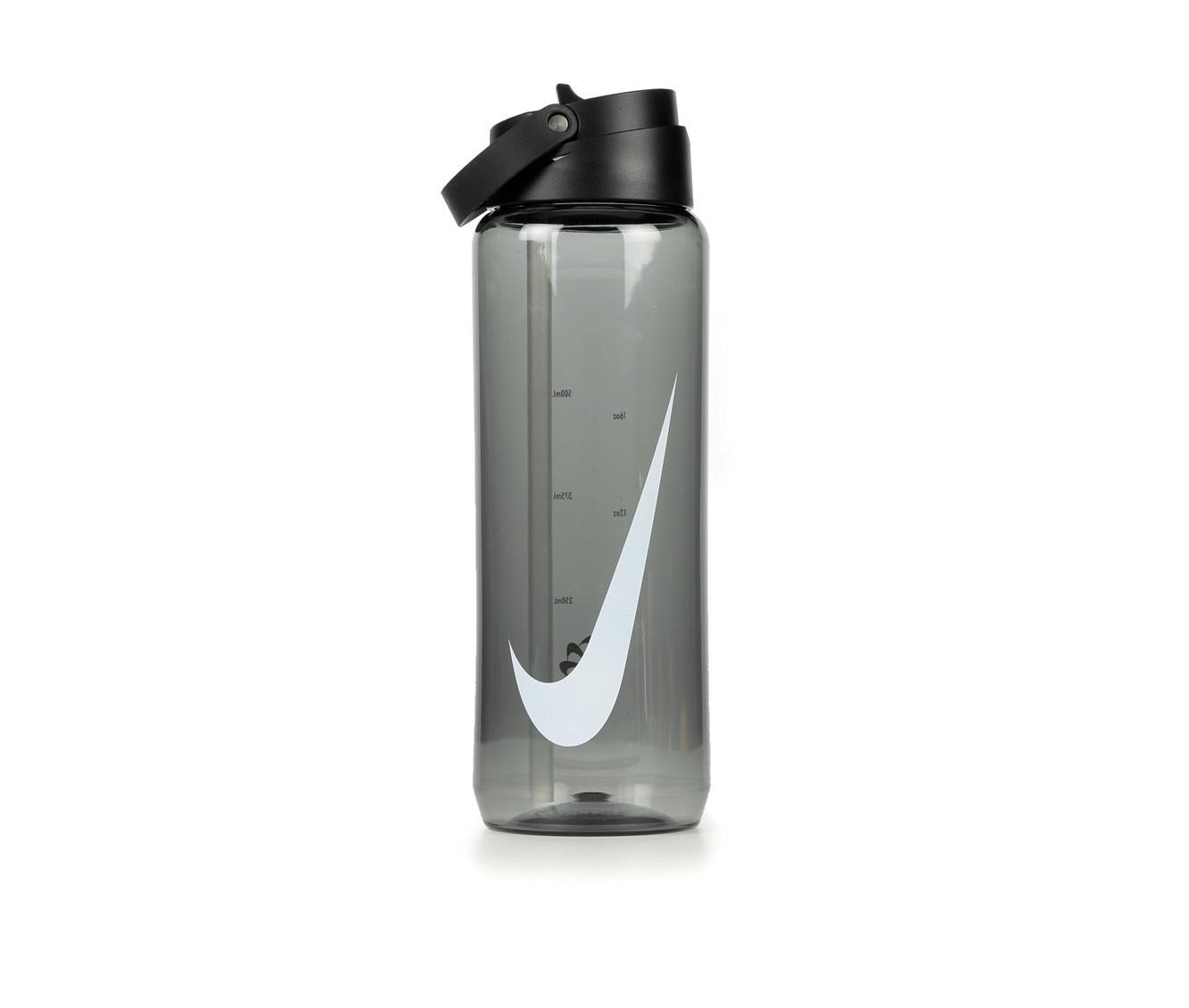 Nike Recharge 24 oz. Stainless Steel Straw Bottle, Black/Black/White
