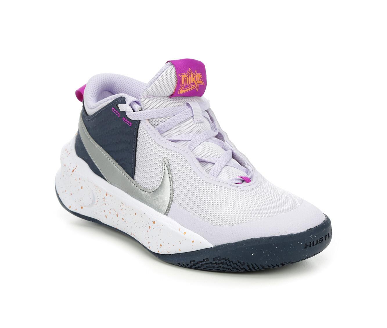 Girls' Nike Big Kid Team Hustle D10 Special Edition Basketball Shoes