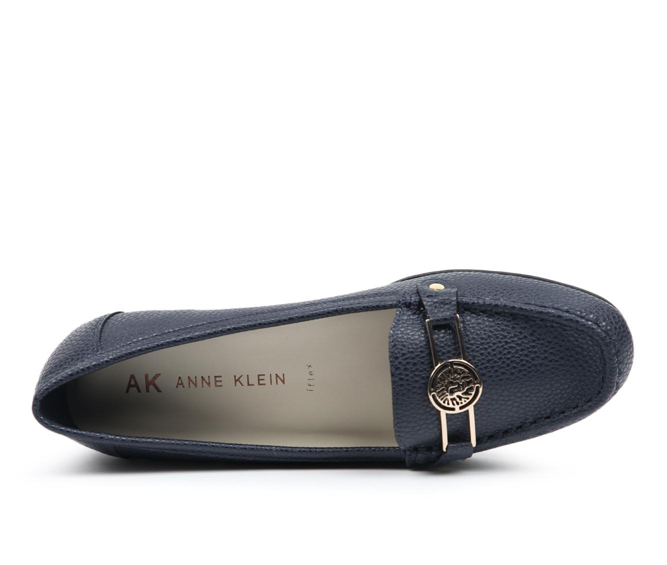 Anne klein navy loafers on sale